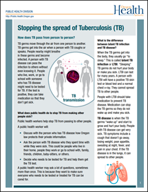 Stopping the spread of Tuberculosis (TB)